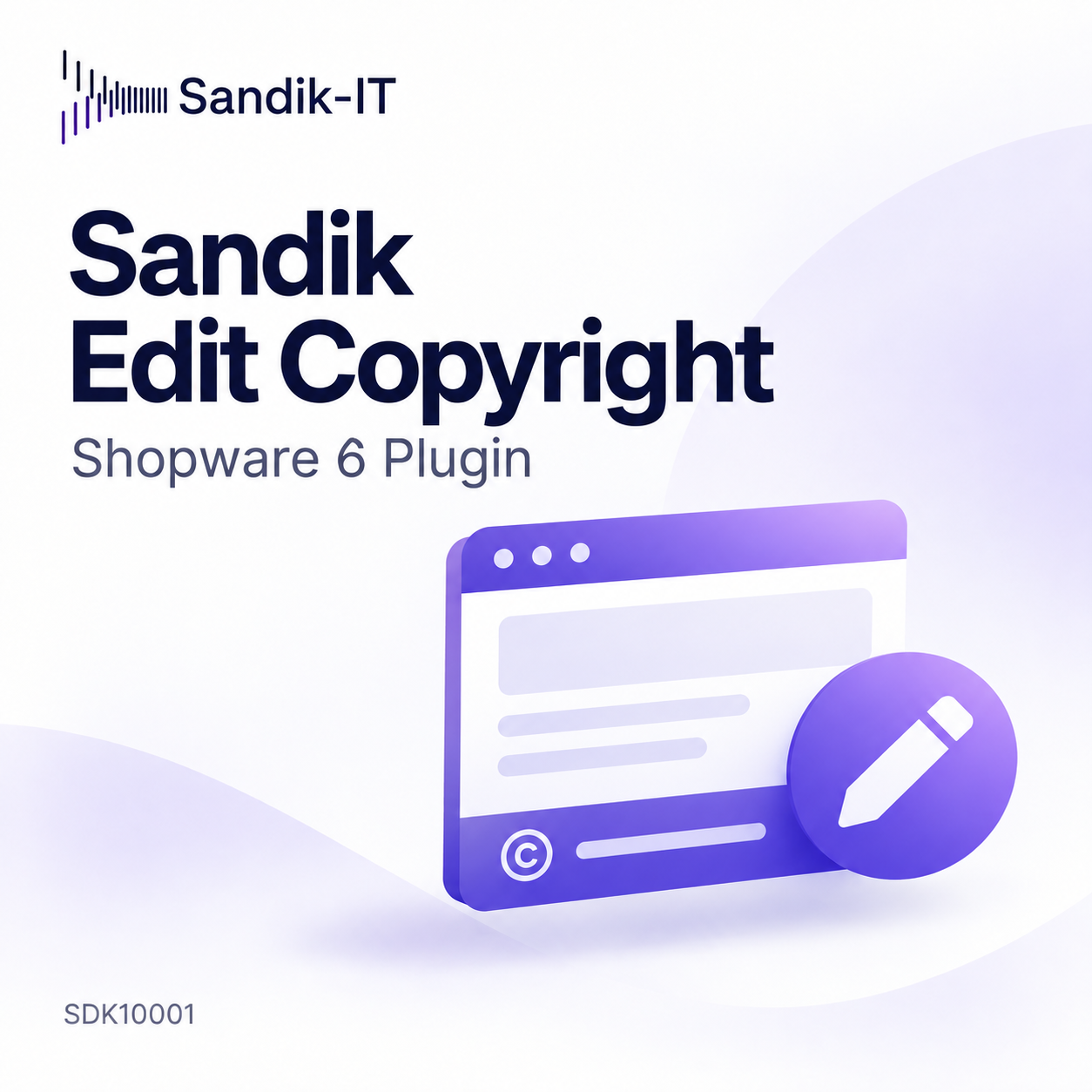 Sandik Edit Copyright – Shopware Plugin von Sandik-IT